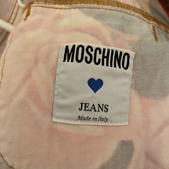 Moschino jeans digital print jean jacket ♥️ US Womens size 10 - Picture 4 of 6